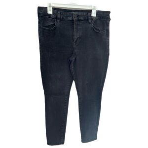 American Eagle Outfitters Women's Faded Black Next Level Stretch Jeggings Sz 16